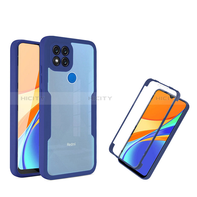 Xiaomi Redmi 9 Activ用360度 フルカバー ハイブリットバンパーケース クリア透明 プラスチック カバー MJ1 Xiaomi 