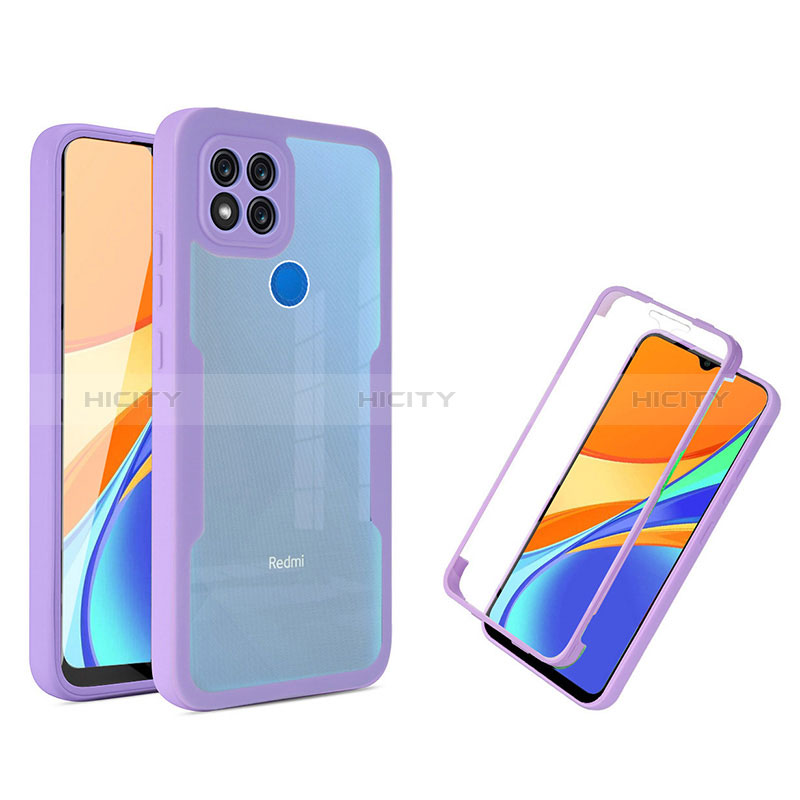 Xiaomi Redmi 9 Activ用360度 フルカバー ハイブリットバンパーケース クリア透明 プラスチック カバー MJ1 Xiaomi 