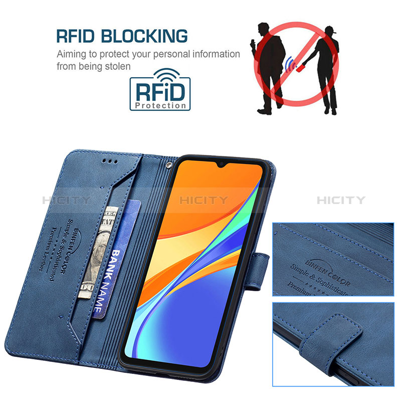 Xiaomi Redmi 9 Activ用手帳型 レザーケース スタンド カバー B05F Xiaomi 