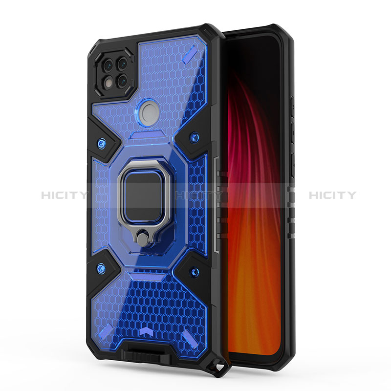 Xiaomi Redmi 9 Activ用ハイブリットバンパーケース プラスチック アンド指輪 マグネット式 KC4 Xiaomi 