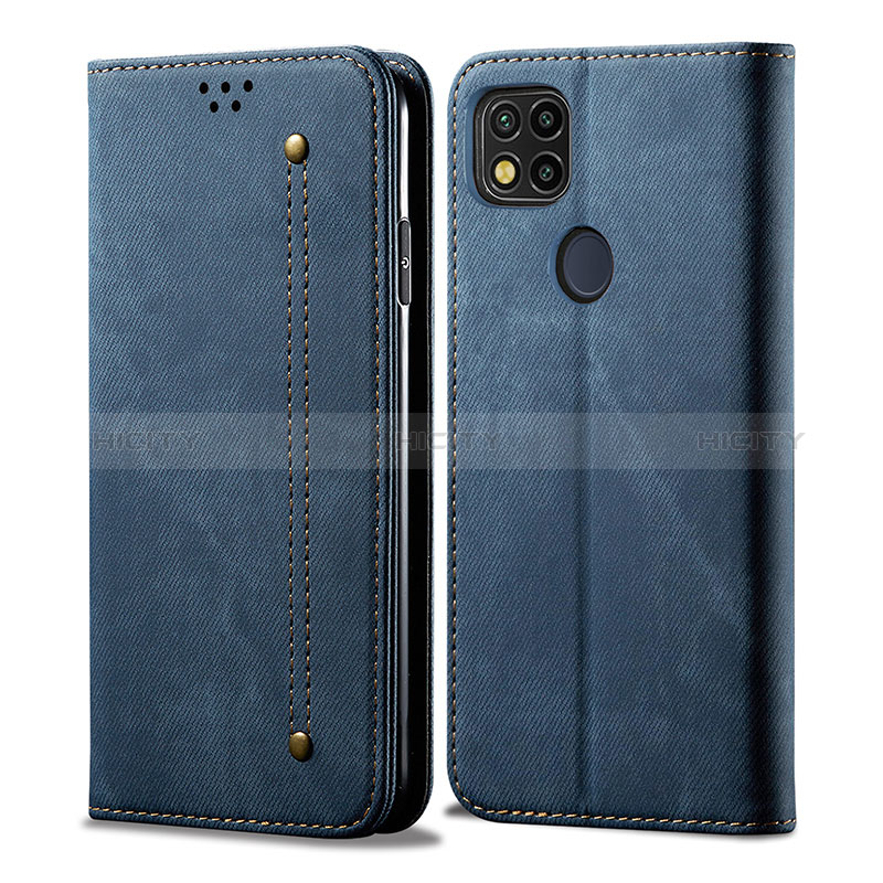 Xiaomi Redmi 9 Activ用手帳型 布 スタンド B01S Xiaomi 