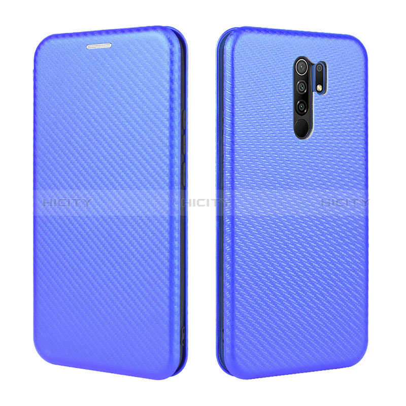 Xiaomi Redmi 9用手帳型 レザーケース スタンド カバー L06Z Xiaomi ネイビー