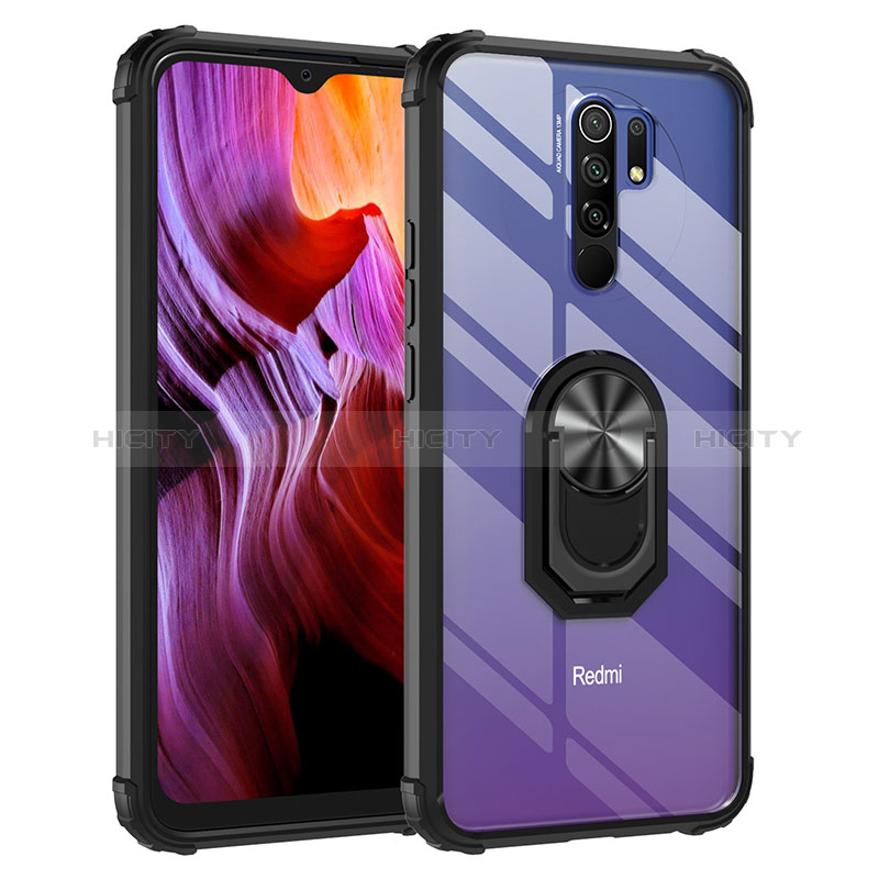 Xiaomi Redmi 9用ハイブリットバンパーケース プラスチック アンド指輪 マグネット式 MQ2 Xiaomi 