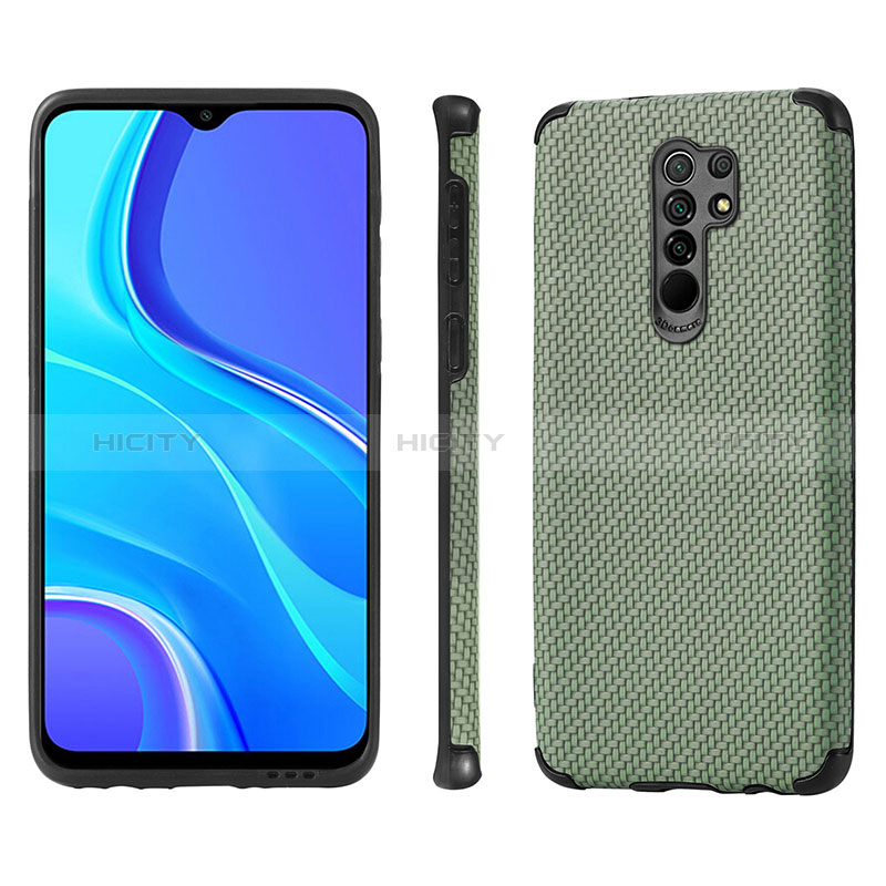 Xiaomi Redmi 9用極薄ソフトケース シリコンケース 耐衝撃 全面保護 マグネット式 バンパー S01D Xiaomi 