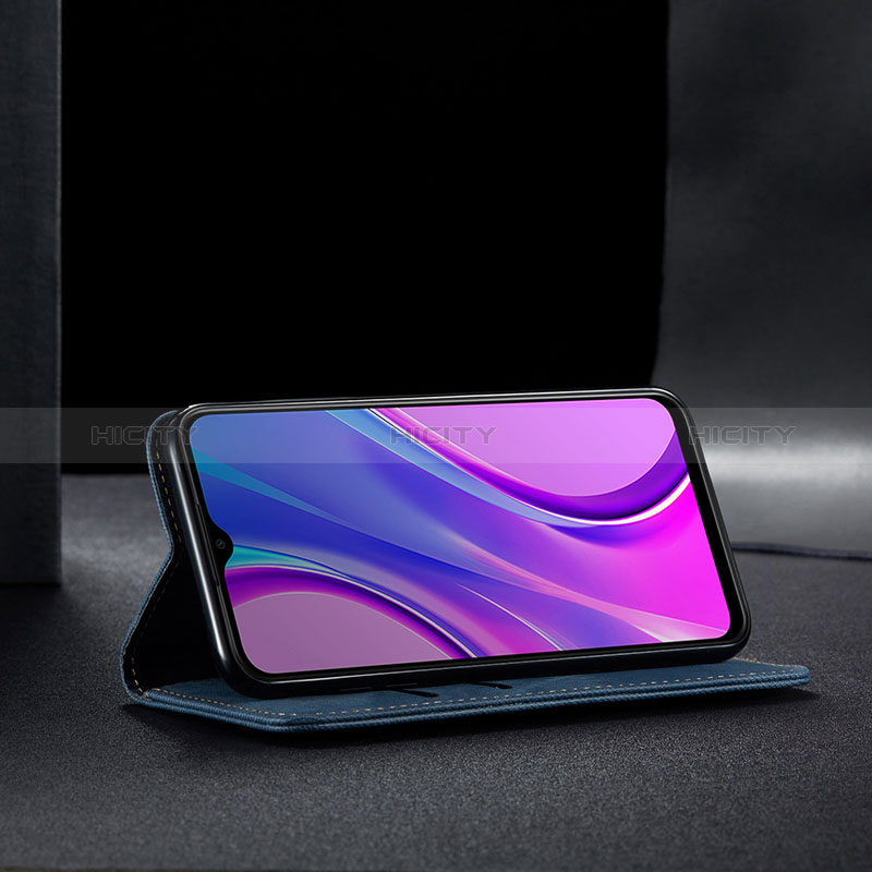 Xiaomi Redmi 9用手帳型 布 スタンド B02S Xiaomi 