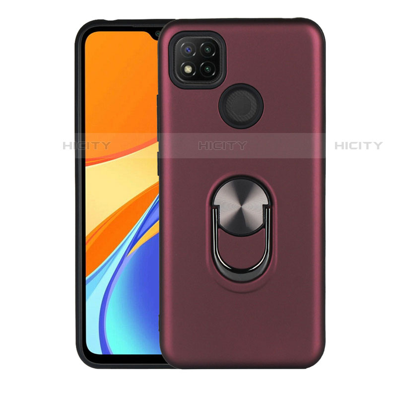 Xiaomi Redmi 9 India用ハイブリットバンパーケース プラスチック アンド指輪 マグネット式 S02 Xiaomi 