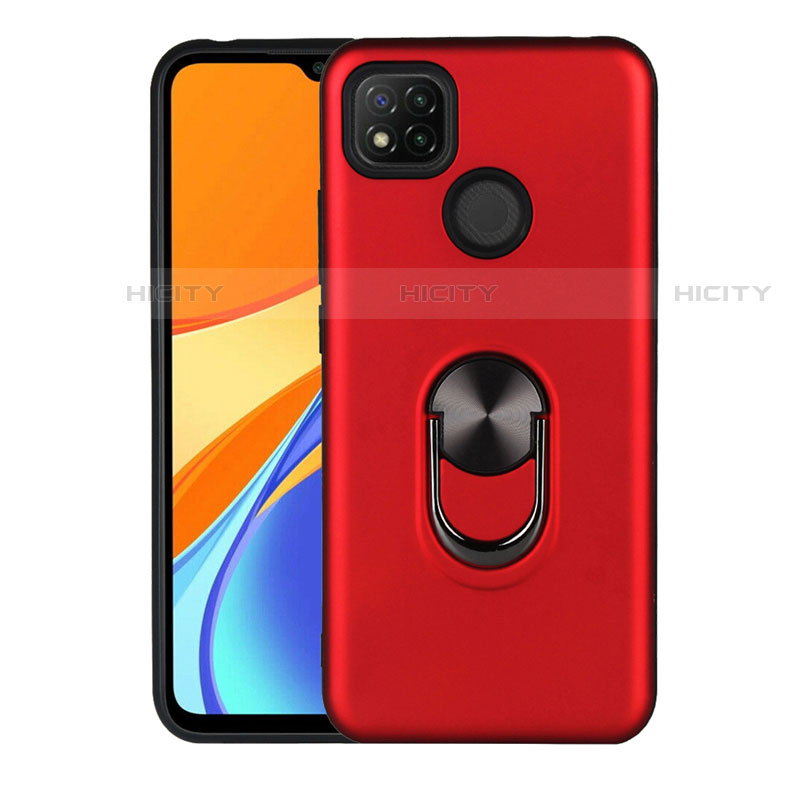 Xiaomi Redmi 9 India用ハイブリットバンパーケース プラスチック アンド指輪 マグネット式 S02 Xiaomi 