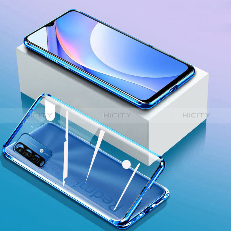 Xiaomi Redmi 9 Power用ケース 高級感 手触り良い アルミメタル 製の金属製 360度 フルカバーバンパー 鏡面 カバー P01 Xiaomi 