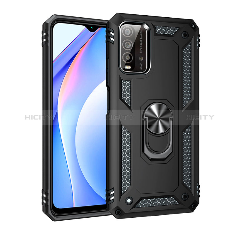 Xiaomi Redmi 9 Power用ハイブリットバンパーケース プラスチック アンド指輪 マグネット式 MQ3 Xiaomi 