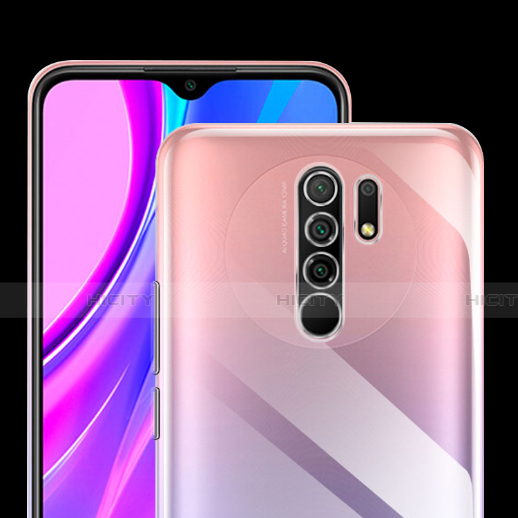 Xiaomi Redmi 9 Prime India用極薄ソフトケース シリコンケース 耐衝撃 全面保護 クリア透明 カバー Xiaomi クリア