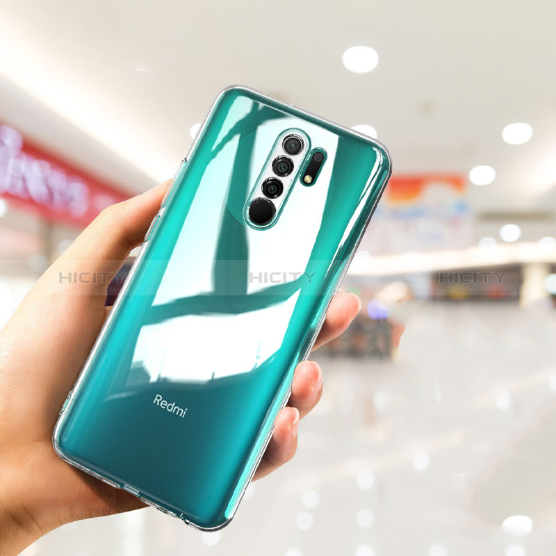 Xiaomi Redmi 9 Prime India用極薄ソフトケース シリコンケース 耐衝撃 全面保護 クリア透明 T02 Xiaomi クリア