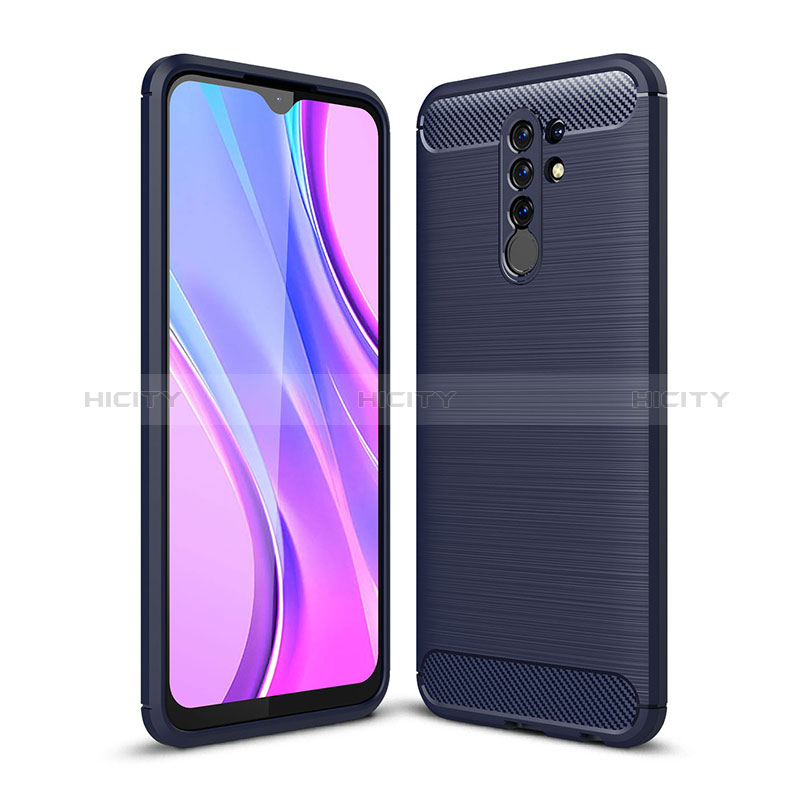 Xiaomi Redmi 9 Prime India用シリコンケース ソフトタッチラバー ライン カバー WL1 Xiaomi 