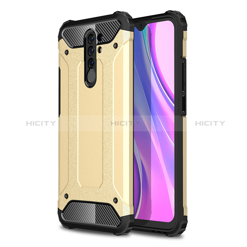 Xiaomi Redmi 9 Prime India用ハイブリットバンパーケース プラスチック 兼シリコーン カバー WL1 Xiaomi 