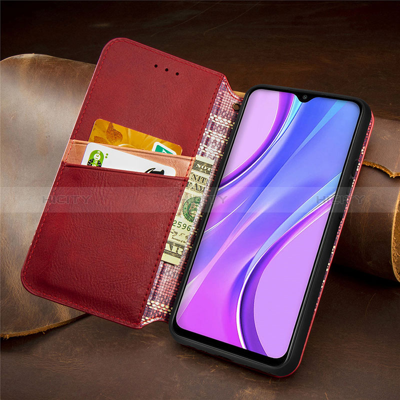 Xiaomi Redmi 9 Prime India用手帳型 レザーケース スタンド カバー S09D Xiaomi 