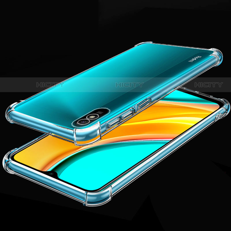 Xiaomi Redmi 9A用極薄ソフトケース シリコンケース 耐衝撃 全面保護 クリア透明 S02 Xiaomi クリア