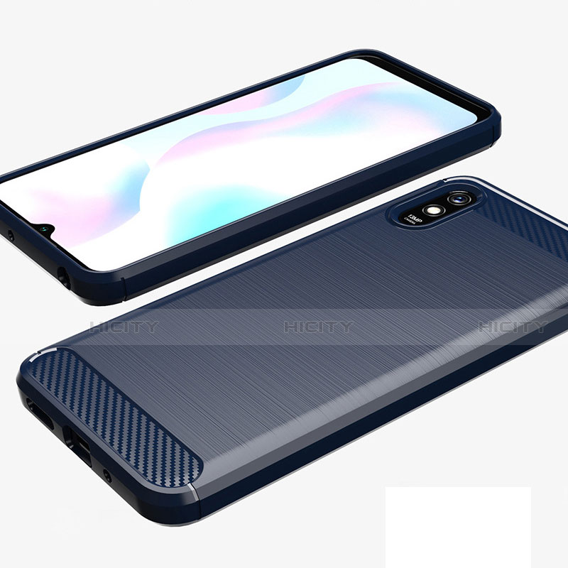 Xiaomi Redmi 9A用シリコンケース ソフトタッチラバー ライン カバー Xiaomi 