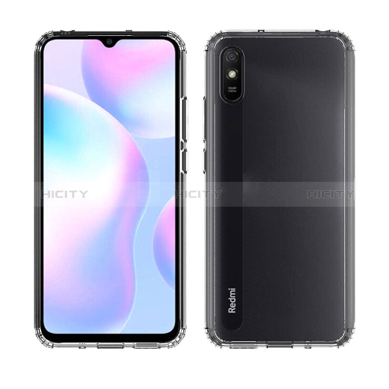 Xiaomi Redmi 9A用360度 フルカバー ハイブリットバンパーケース クリア透明 プラスチック カバー ZJ5 Xiaomi 