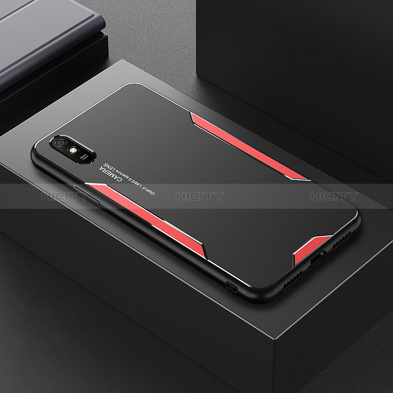 Xiaomi Redmi 9A用ケース 高級感 手触り良い アルミメタル 製の金属製 兼シリコン カバー Xiaomi 