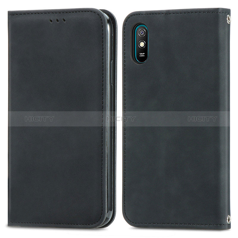 Xiaomi Redmi 9AT用手帳型 レザーケース スタンド カバー S04D Xiaomi 