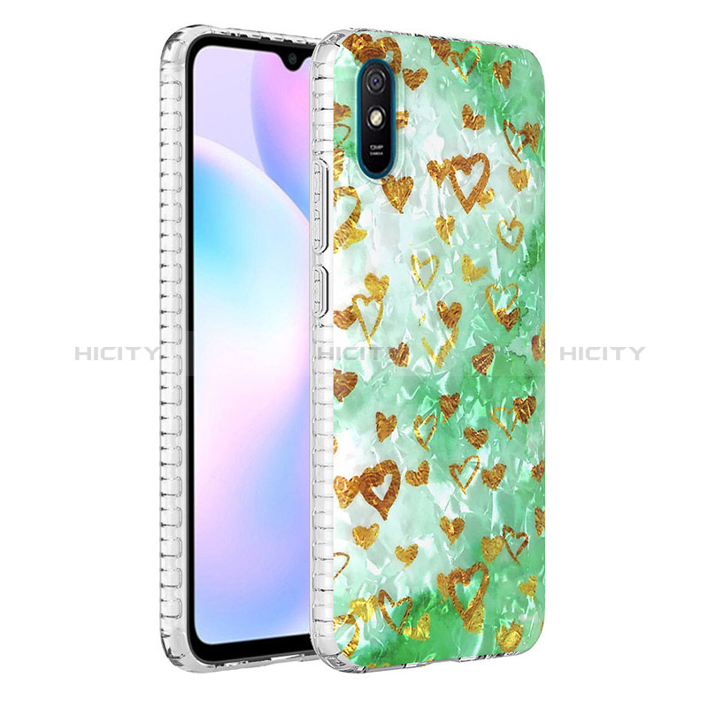 Xiaomi Redmi 9AT用シリコンケース ソフトタッチラバー バタフライ パターン カバー Y04B Xiaomi 