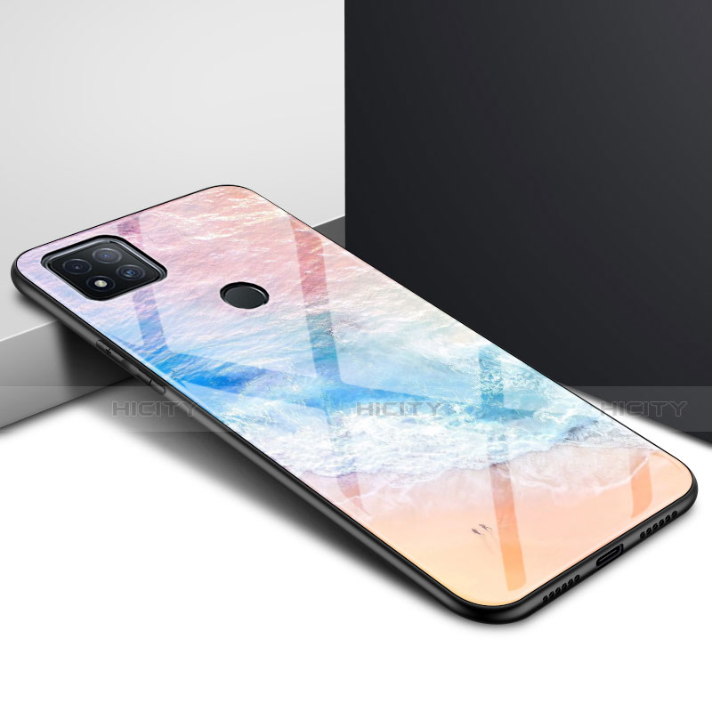 Xiaomi Redmi 9C NFC用ハイブリットバンパーケース プラスチック 鏡面 カバー Xiaomi カラフル