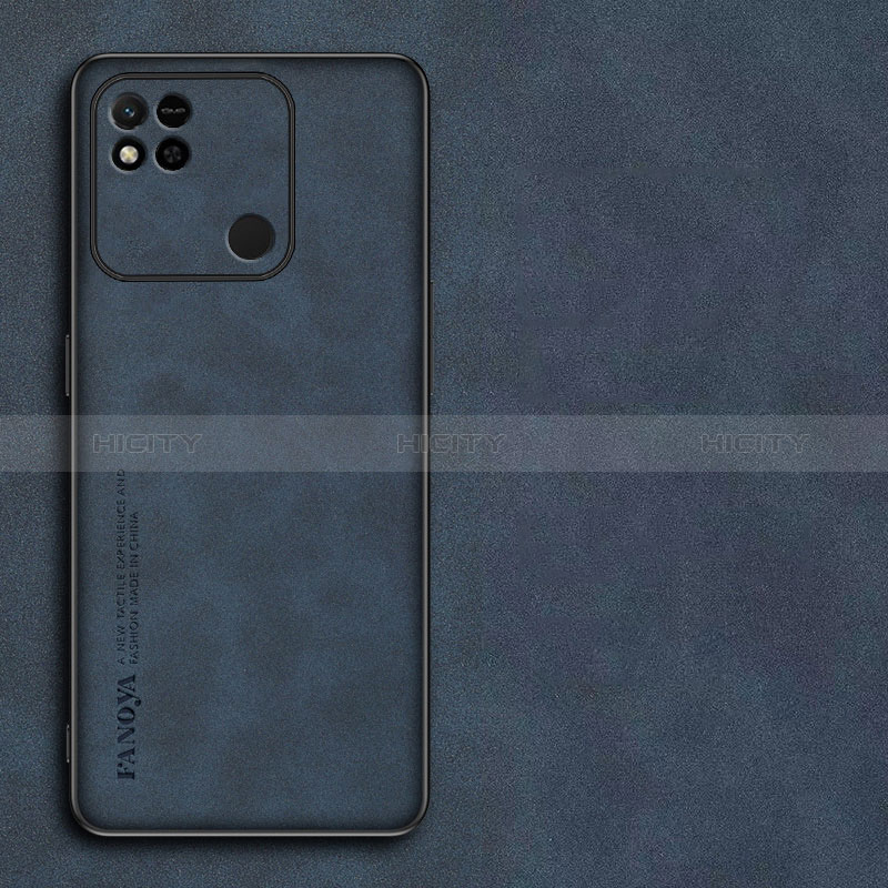 Xiaomi Redmi 9C NFC用ケース 高級感 手触り良いレザー柄 S01 Xiaomi ネイビー