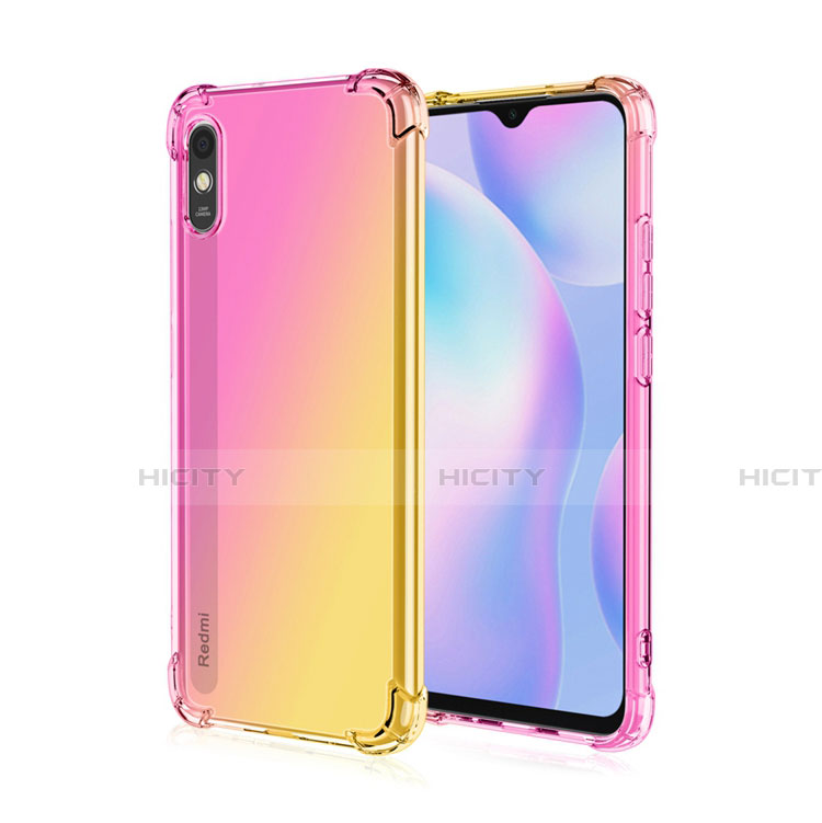 Xiaomi Redmi 9i用極薄ソフトケース シリコンケース 耐衝撃 全面保護 クリア透明 S01 Xiaomi イエロー