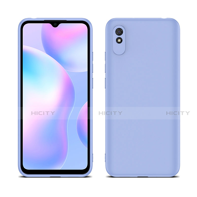 Xiaomi Redmi 9i用360度 フルカバー極薄ソフトケース シリコンケース 耐衝撃 全面保護 バンパー C01 Xiaomi ラベンダー