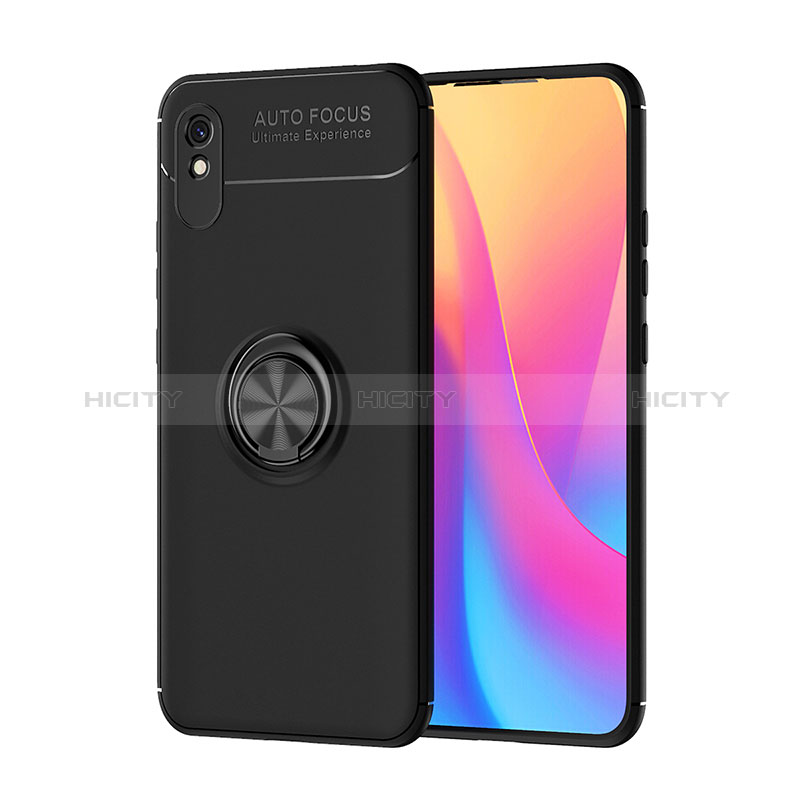 Xiaomi Redmi 9i用極薄ソフトケース シリコンケース 耐衝撃 全面保護 アンド指輪 マグネット式 バンパー SD1 Xiaomi 