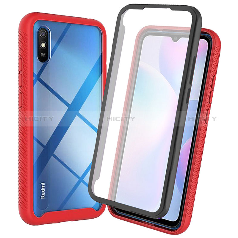 Xiaomi Redmi 9i用360度 フルカバー ハイブリットバンパーケース クリア透明 プラスチック カバー ZJ3 Xiaomi 