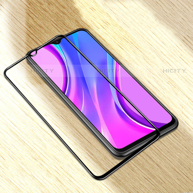 Xiaomi Redmi 9i用強化ガラス フル液晶保護フィルム Xiaomi ブラック