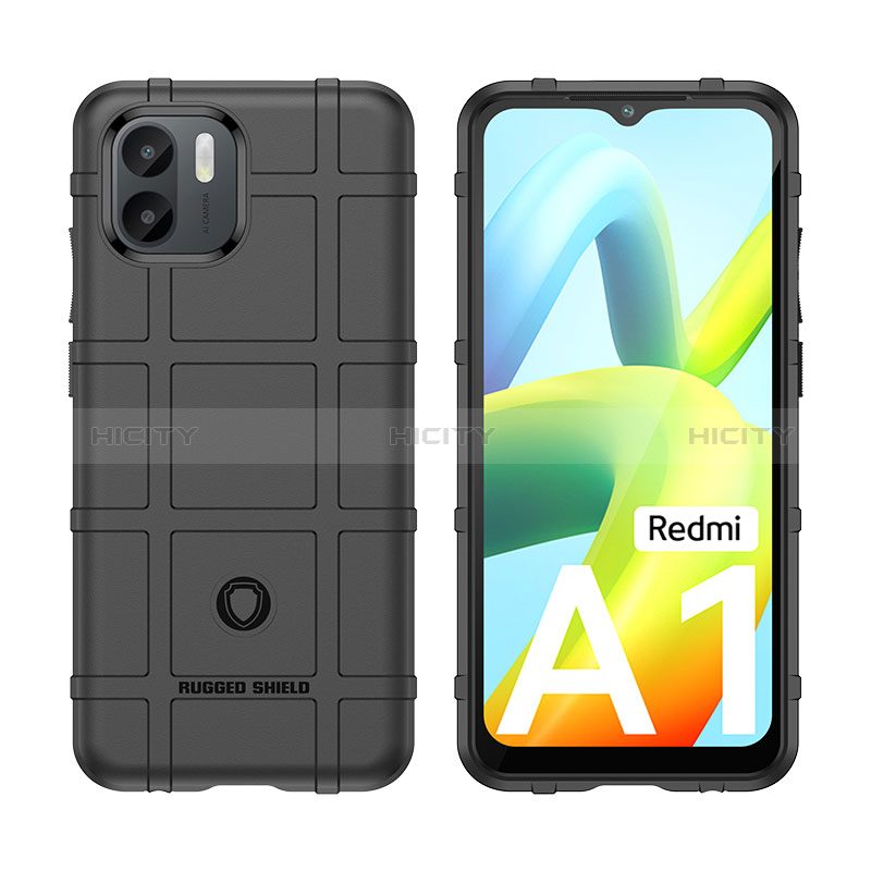 Xiaomi Redmi A1用360度 フルカバー極薄ソフトケース シリコンケース 耐衝撃 全面保護 バンパー J01S Xiaomi 