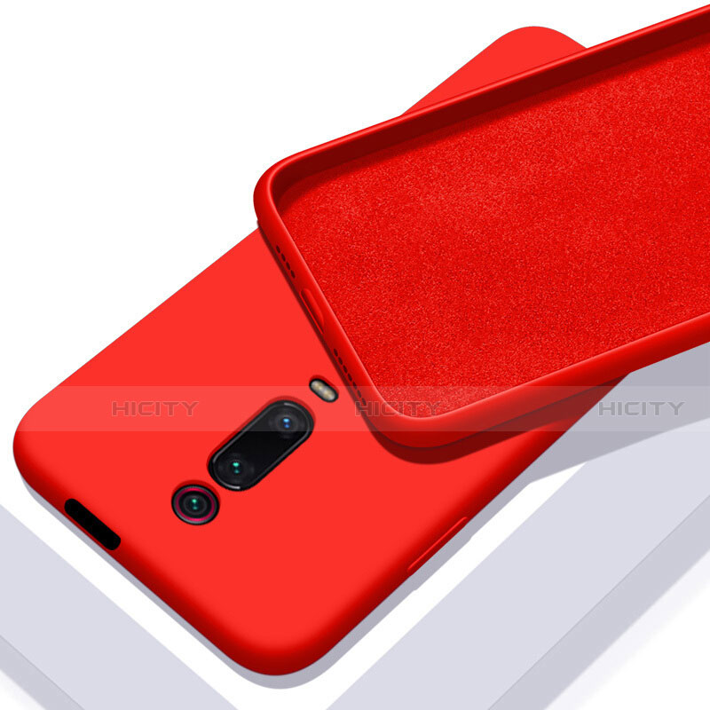 Xiaomi Redmi K20用360度 フルカバー極薄ソフトケース シリコンケース 耐衝撃 全面保護 バンパー C02 Xiaomi レッド