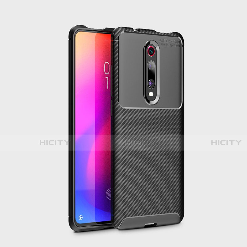 Xiaomi Redmi K20用シリコンケース ソフトタッチラバー ツイル カバー Xiaomi ブラック