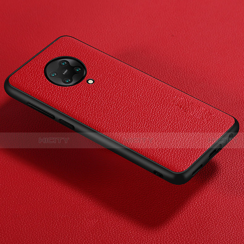 Xiaomi Redmi K30 Pro Zoom用シリコンケース ソフトタッチラバー レザー柄 カバー Xiaomi 