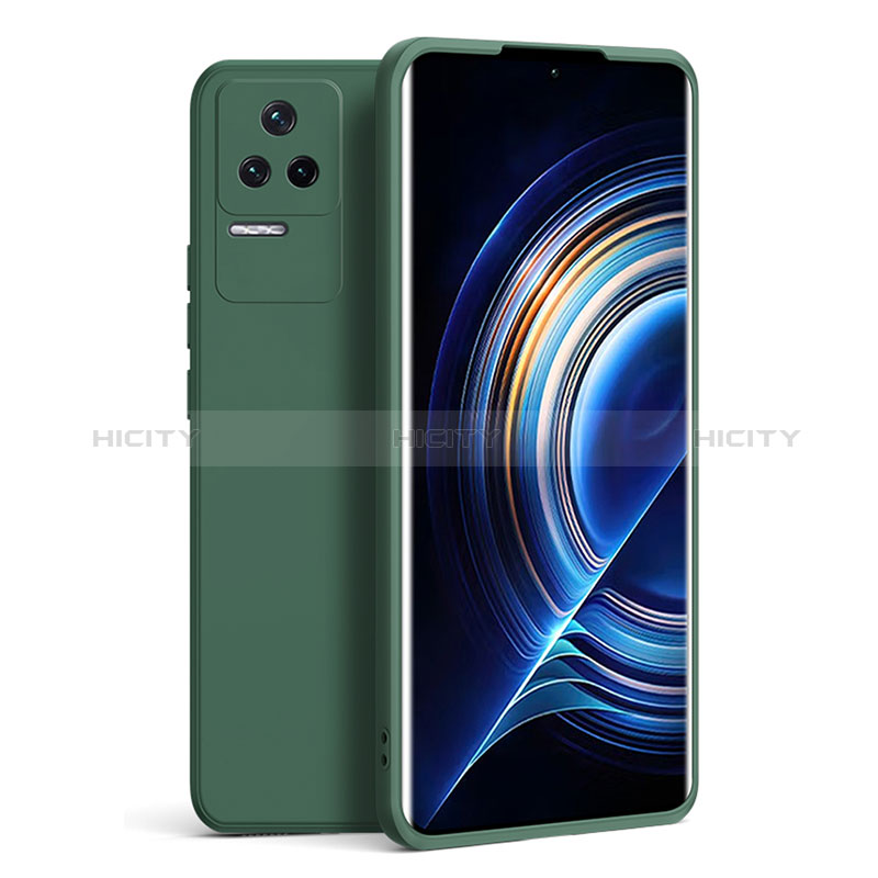 Xiaomi Redmi K50 5G用360度 フルカバー極薄ソフトケース シリコンケース 耐衝撃 全面保護 バンパー YK9 Xiaomi グリーン