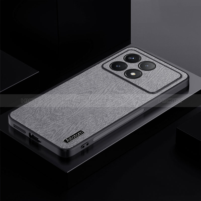 Xiaomi Redmi K70 5G用極薄ソフトケース シリコンケース 耐衝撃 全面保護 PB1 Xiaomi グレー