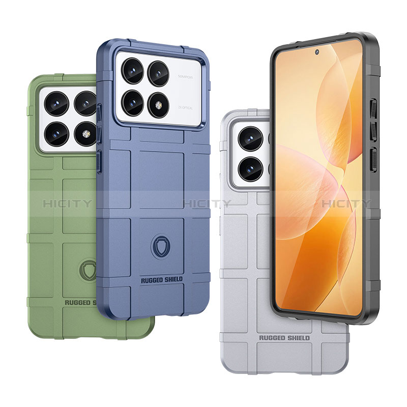 Xiaomi Redmi K70 5G用360度 フルカバー極薄ソフトケース シリコンケース 耐衝撃 全面保護 バンパー J01S Xiaomi 