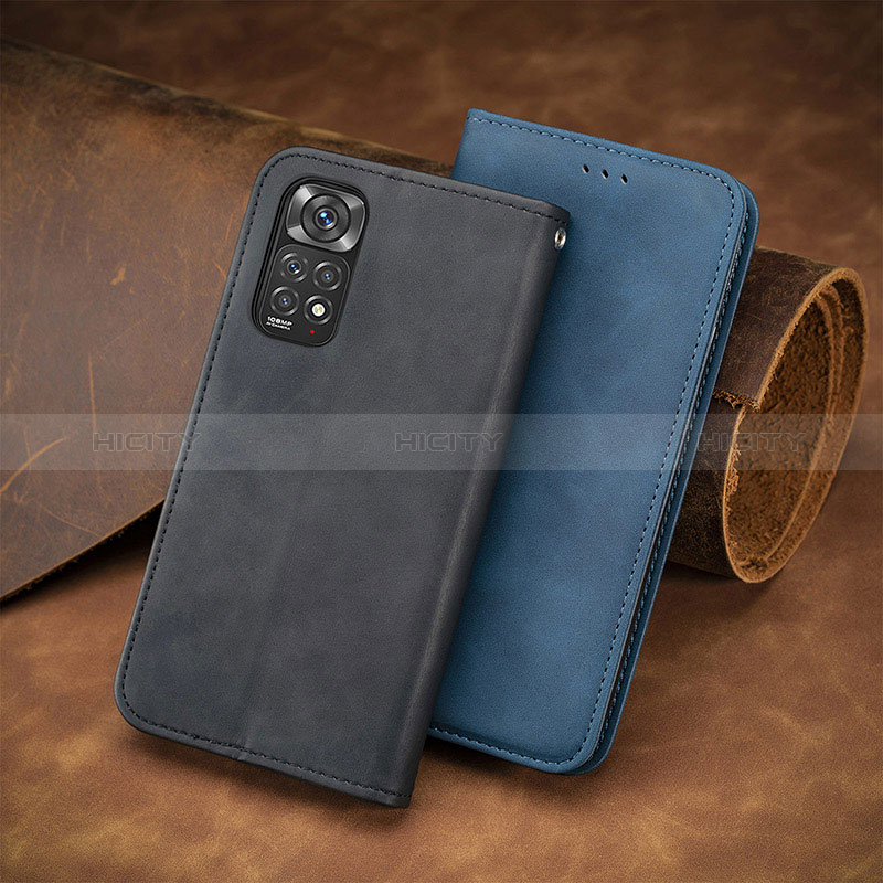 Xiaomi Redmi Note 11 4G (2022)用手帳型 レザーケース スタンド カバー S08D Xiaomi 