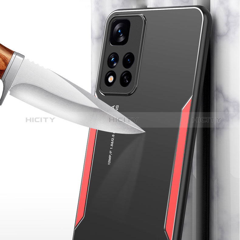 Xiaomi Redmi Note 11 Pro+ Plus 5G用ケース 高級感 手触り良い アルミメタル 製の金属製 兼シリコン カバー Xiaomi 