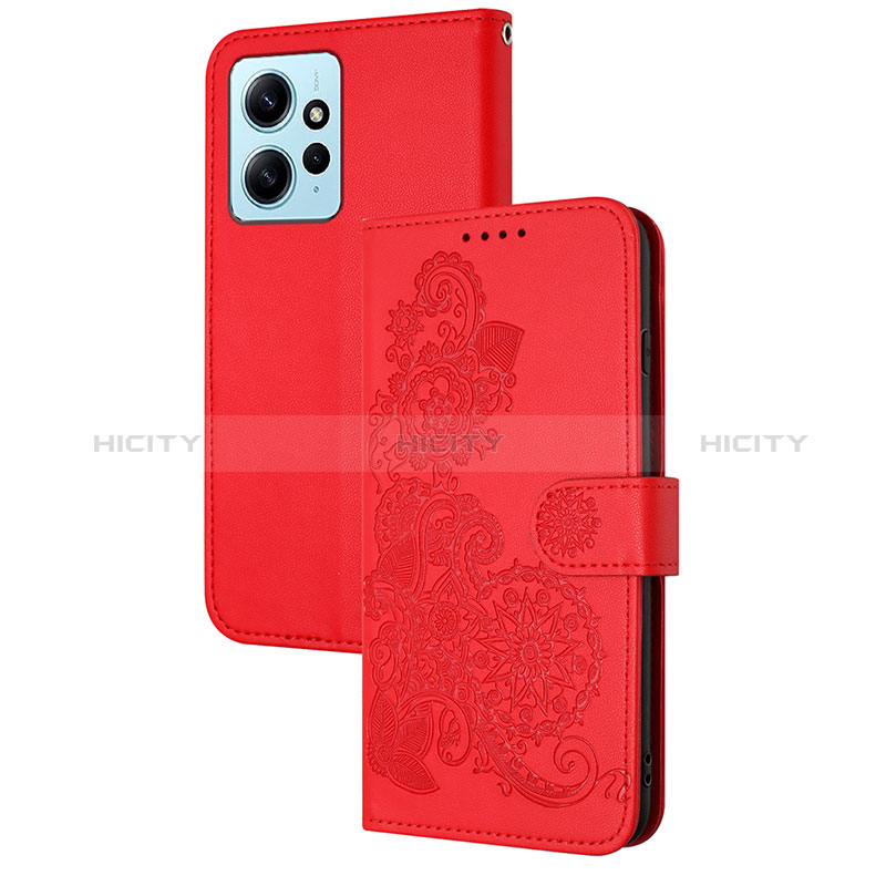 Xiaomi Redmi Note 12 4G用手帳型 レザーケース スタンド 花 カバー Y01X Xiaomi 