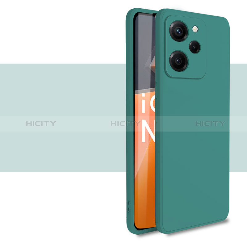 Xiaomi Redmi Note 12 Pro Speed 5G用360度 フルカバー極薄ソフトケース シリコンケース 耐衝撃 全面保護 バンパー YK1 Xiaomi グリーン