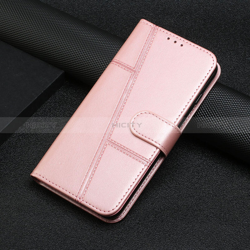 Xiaomi Redmi Note 12 Pro Speed 5G用手帳型 レザーケース スタンド カバー Y01X Xiaomi ローズゴールド