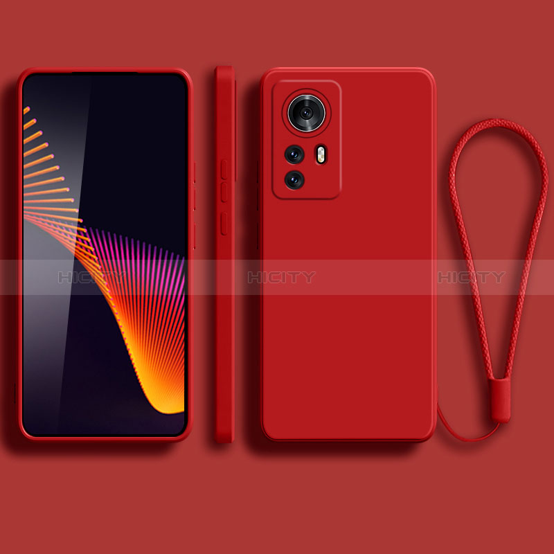 Xiaomi Redmi Note 12S用360度 フルカバー極薄ソフトケース シリコンケース 耐衝撃 全面保護 バンパー YK1 Xiaomi レッド