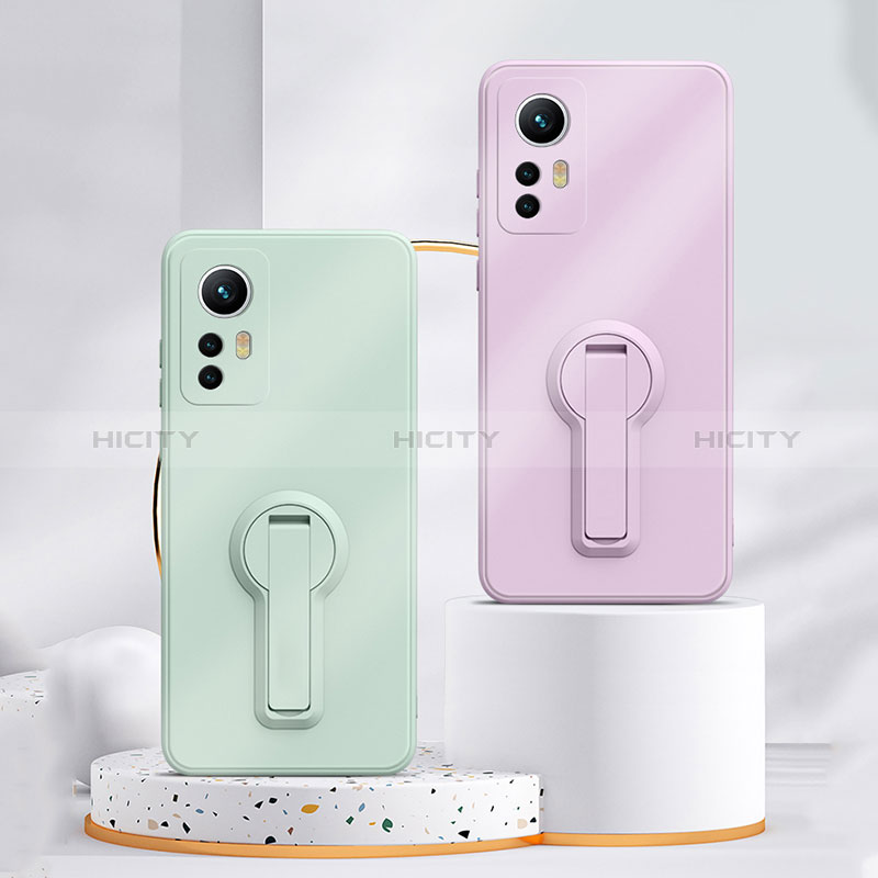 Xiaomi Redmi Note 12S用極薄ソフトケース シリコンケース 耐衝撃 全面保護 スタンド バンパー Xiaomi 