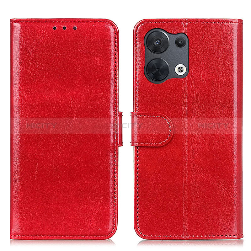 Xiaomi Redmi Note 13 5G用手帳型 レザーケース スタンド カバー M07L Xiaomi レッド