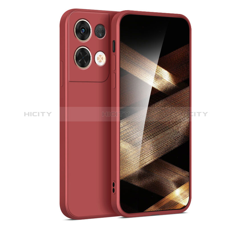 Xiaomi Redmi Note 13 5G用360度 フルカバー極薄ソフトケース シリコンケース 耐衝撃 全面保護 バンパー YK3 Xiaomi レッド