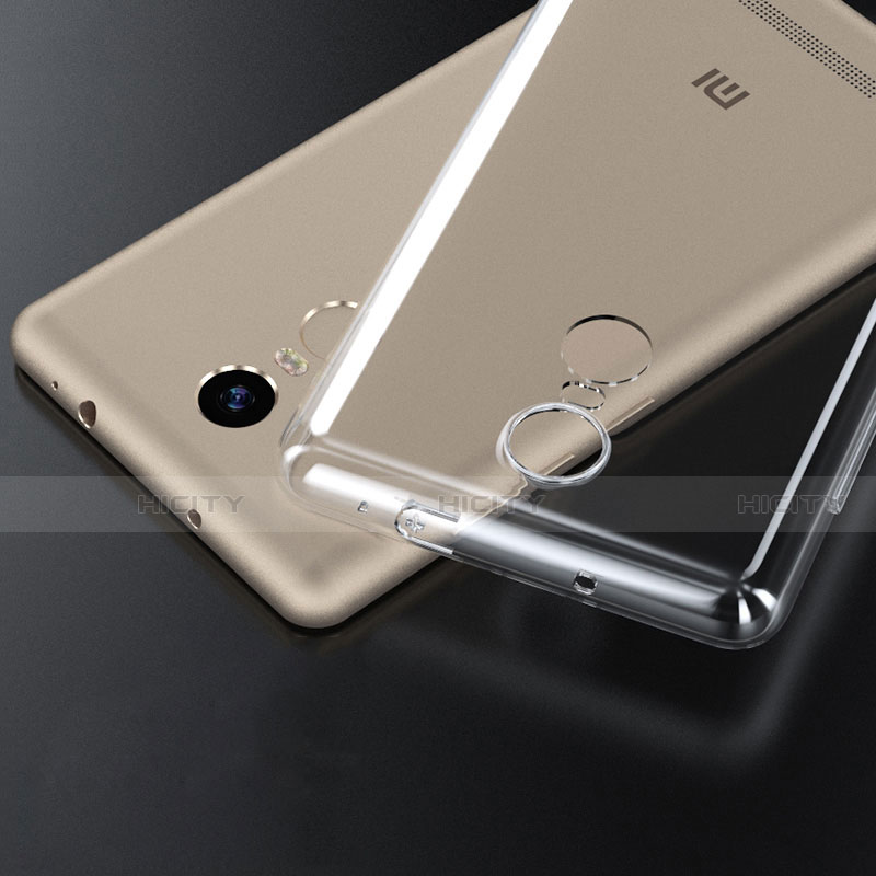 Xiaomi Redmi Note 3 MediaTek用極薄ソフトケース シリコンケース 耐衝撃 全面保護 クリア透明 T06 Xiaomi クリア