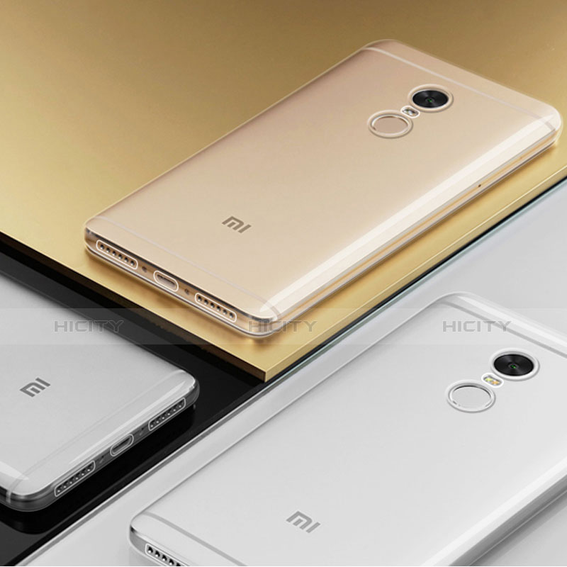 Xiaomi Redmi Note 4用極薄ソフトケース シリコンケース 耐衝撃 全面保護 クリア透明 T05 Xiaomi クリア