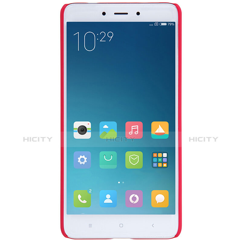 Xiaomi Redmi Note 4用ハードケース プラスチック メッシュ デザイン Xiaomi レッド